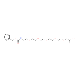 Cbz-NH-PEG5-CH2COOH结构式