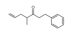 4-Methyl-1-phenylhept-6-en-3-one结构式