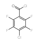 4-chloro-2,3,5,6-tetrafluorobenzoyl chloride Structure
