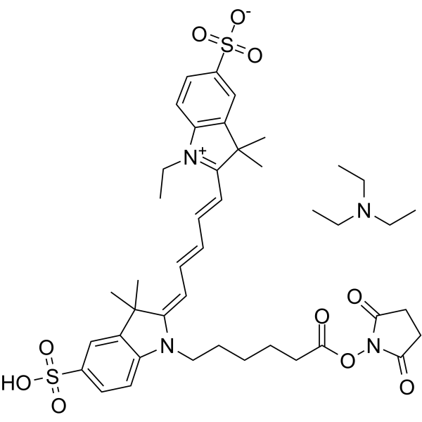 CY5-SE triethylamine salt结构式