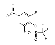 (2,6-difluoro-4-nitrophenyl) trifluoromethanesulfonate结构式