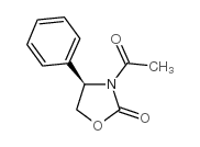 (R)-3-乙酰基-4-苯基-2-噁唑烷酮结构式