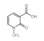 1-methyl-2-oxo-pyridine-3-carboxylic acid Structure