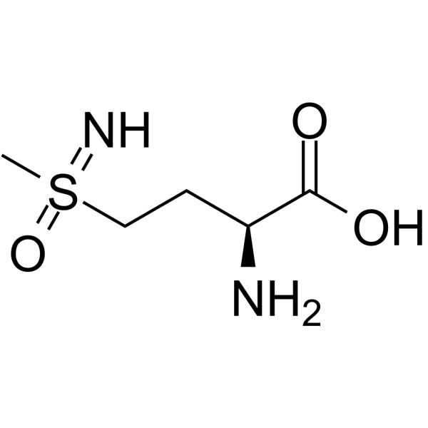L-Methionine-DL-sulfoximine structure