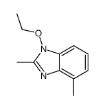 (9ci)-1-乙氧基-2,4-二甲基-1H-苯并咪唑结构式