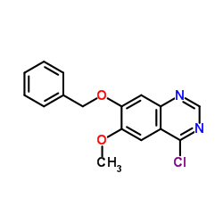 7-(Benzyloxy)-4-chloro-6-methoxyquinazoline structure