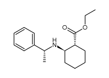 (R,R,R)-2-[N-(α-methylbenzyl)amino]-1-carbethoxycyclohexane Structure
