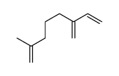 2-甲基-6-亚甲基-1,7-辛二烯结构式