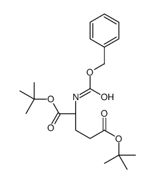 Bis(2-methyl-2-propanyl) N-[(benzyloxy)carbonyl]-L-glutamate Structure