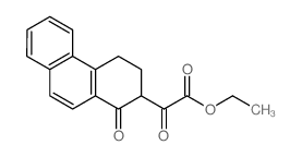 2-Phenanthreneaceticacid, 1,2,3,4-tetrahydro-a,1-dioxo-, ethyl ester结构式