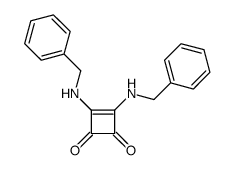 3,4-二(苄基氨基)-3-环丁烯-1,2-二酮结构式
