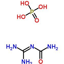 1-Carbamimidoylurea phosphate (1:1) Structure