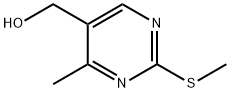 (4-Methyl-2-(methylthio)pyrimidin-5-yl)methanol Structure
