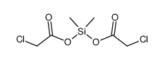 bis-chloroacetoxy-dimethyl-silane Structure