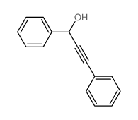 1,3-二苯基-2-丙炔-1-醇结构式