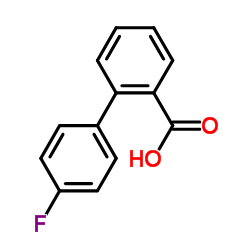 2-联苯-4-氟羧酸结构式