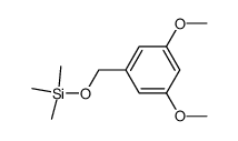 ((3,5-dimethoxybenzyl)oxy)trimethylsilane结构式