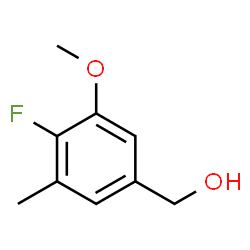 4-Fluoro-2-methoxy-5-methylbenzyl alcohol结构式