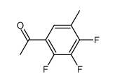 1-(2,3,4-trifluoro-5-methylphenyl)ethan-1-one Structure