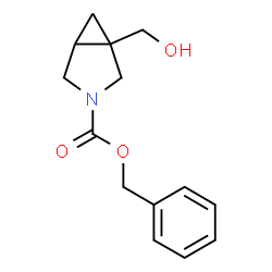 1-(羟甲基)-3-氮杂双苄基[3.1.0]己-3-羧酸苄酯结构式