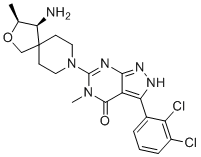 SHP2 inhibitor 14结构式