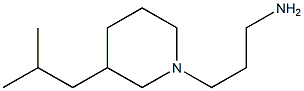 3-(3-isobutylpiperidin-1-yl)propan-1-amine Structure