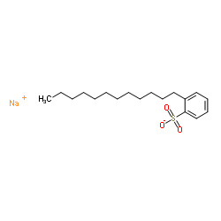 Sodium 2-dodecylbenzenesulfonate structure