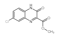7-氯-3-氧代-3,4-二氢喹噁啉-2-羧酸甲酯结构式