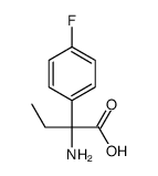 2-氨基-2-(4-氟苯基)丁酸结构式