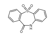 10,11-dihydrodibenzo[b,f][1,4]thiazepine sulfone Structure