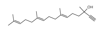 3,7,11,15-tetramethyl-hexadeca-6,10,14-trien-1-yn-3-ol Structure