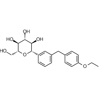 (2S,3R,4R,5S,6R)-2-(3-(4-Ethoxybenzyl)phenyl)-6-(hydroxymethyl)tetrahydro-2H-pyran-3,4,5-triol Structure