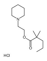 2-piperidin-1-ylethyl 2,2-dimethylpentanoate,hydrochloride Structure