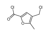 2-Furancarbonylchloride,4-(chloromethyl)-5-methyl-(9CI) Structure