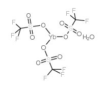 ytterbium(iii) triflate hydrate structure