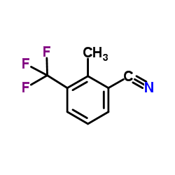2-甲基-3-(三氟甲基)苯甲腈结构式