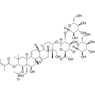七叶皂苷IB结构式