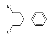 (3-bromo-1-(2-bromoethyl)-propyl)benzene Structure
