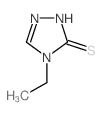 4-乙基-4H-1,2,4-三唑-3-硫醇结构式