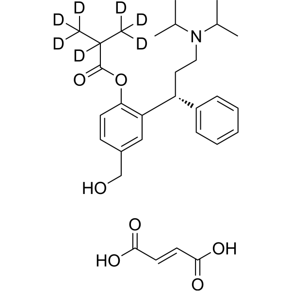 Fesoterodine-d7 fumarate Structure