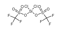 dichlorosilicium bis(trifluoromethanesulfonate) Structure