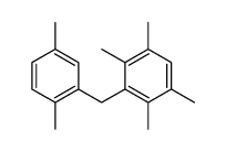 3-[(2,5-dimethylphenyl)methyl]-1,2,4,5-tetramethylbenzene Structure