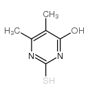 5,6-二甲基--2-硫脲嘧啶结构式