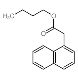 1-Naphthaleneaceticacid, butyl ester Structure