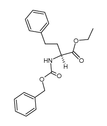 (2S)-2-benzyloxycarbonylamino-4-phenylbutyric acid ethyl ester Structure