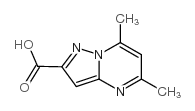 5,7-dimethylpyrazolo[1,5-a]pyrimidine-2-carboxylic acid structure