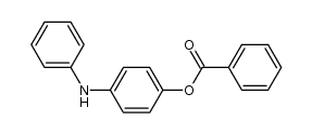 4-(phenylamino)phenyl benzoate结构式