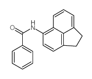 Benzamide,N-(1,2-dihydro-5-acenaphthylenyl)-结构式