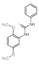 Thiourea,N-(2,5-dimethoxyphenyl)-N'-phenyl-结构式