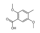 2,5-二甲氧基-4-甲基苯甲酸结构式